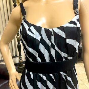 WHBM stunning zebra print dress